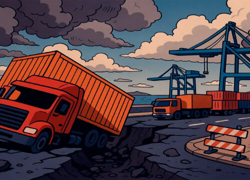 Credit Risks in Unstable Logistics Environments for Lenders